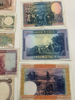 Lote de 12 Billetes Pesetas España