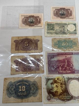 Lote de 12 Billetes Pesetas España