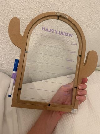 Pizarra cristal planificador Cactus Flying tiger