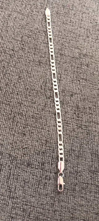 Pulsera eslabones hombre plata