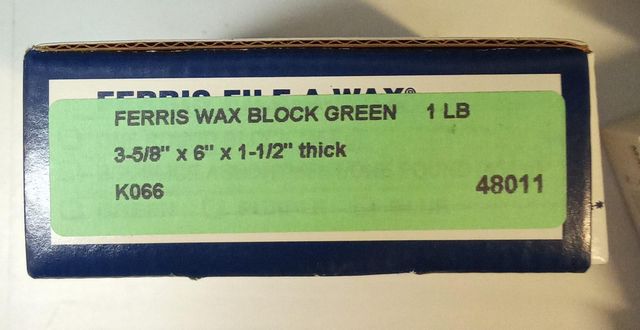 Lote profesional Ferris File-A-Wax Joyería