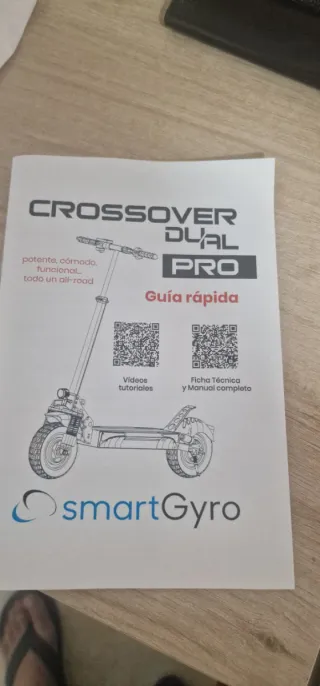 Patinete Eléctrico SmartGyro Crossover Dual Pro