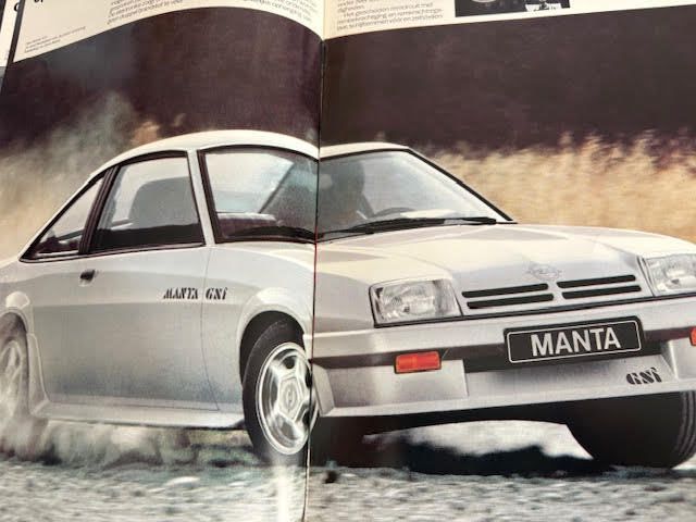 Catálogo Opel Manta GSI 1987