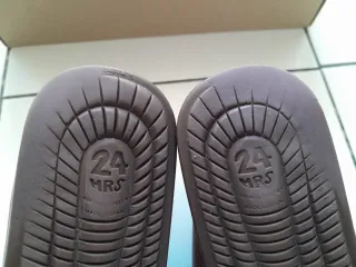 Botines Marrones Talla 40.en piel de calidad.