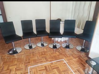 Mesa de comedor de cristal