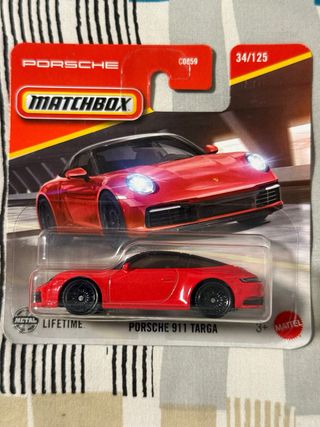 Matchbox Porsche 911 Targa Rojo