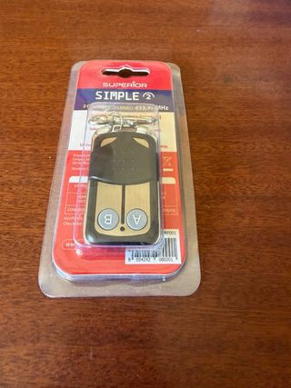 Mando Garaje Superior Simple 2 Canales