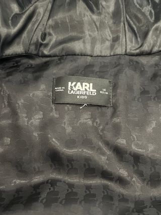 Chaqueta Karl Lagerfeld Negra