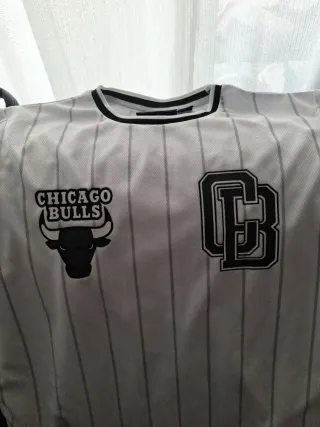 Camiseta Chicago Bulls Rayas,talla 14,16 años