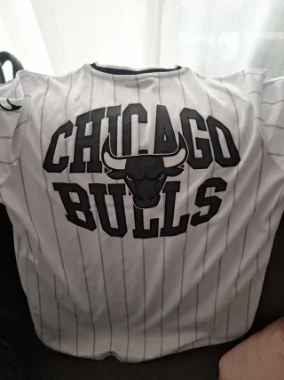 Camiseta Chicago Bulls Rayas,talla 14,16 años