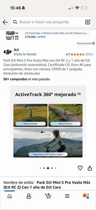 Pack DJI Mini 5 Pro Vuela Más (DJI RC 2)