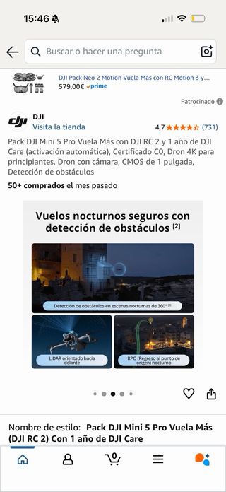 Pack DJI Mini 5 Pro Vuela Más (DJI RC 2)
