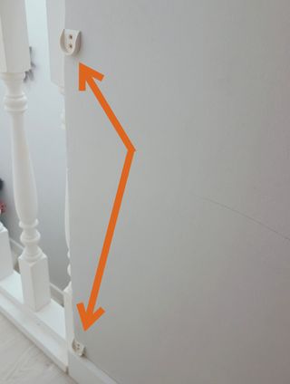 Barrera de seguridad madera bebé