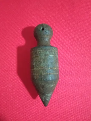 Plomada antigua de colección