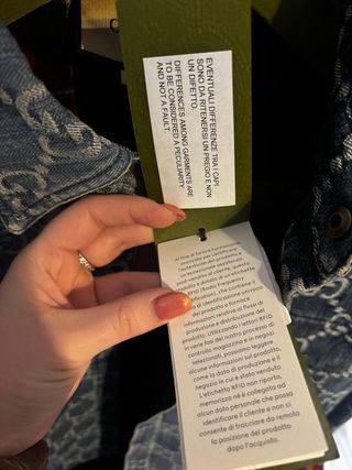 Giacca Gucci Jeans Denim Blu