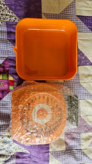 Báscula de cocina naranja