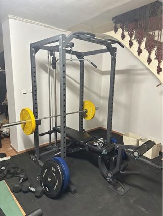 Rack de potencia con accesorios