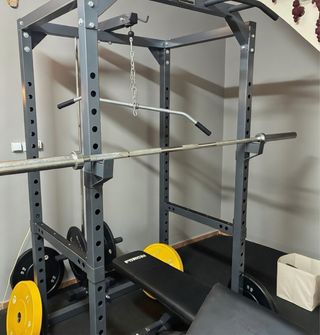 Rack de potencia con accesorios