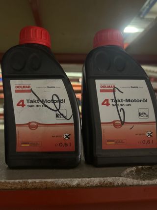 2x Aceite Dolmar 4 Takt-Motoröl SAE 30 HD
