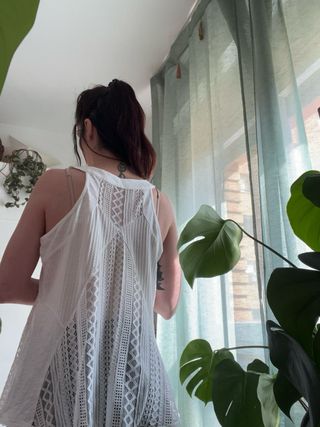 Camiseta tirantes encaje