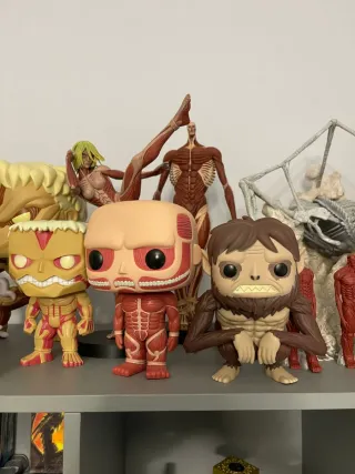 Collezione personale Attack On Titan Funko pops, A