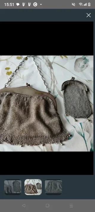 Bolsos de malla antiguos