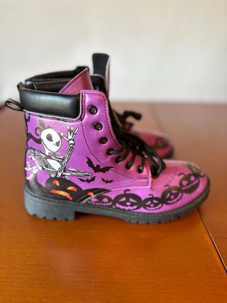 Botas Moradas Casuales Talla 40