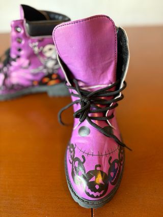 Botas Moradas Casuales Talla 40