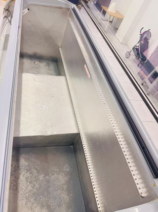 Congelador expositor cristal curvo