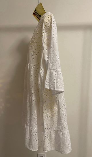 Vestido branco verão bordado