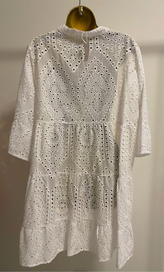 Vestido branco verão bordado