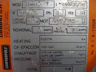 Lavadora industrial GIRBAU gas