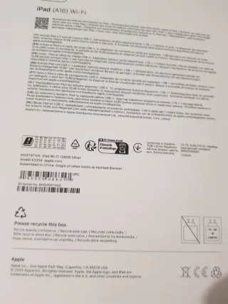 iPad Apple 11 128GB 11ª Gen