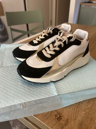 Scarpe Oltre donna oro e bianche