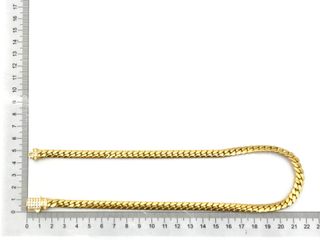 Gargantilla Oro 18K tipo Versace con Circonitas