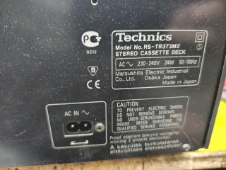 Pletina Technics RS-TR373 Doble Cassette