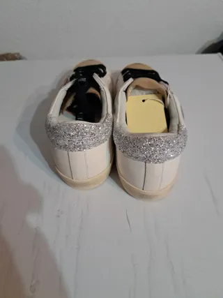 Tenis Golden Goose Beige/Rosa