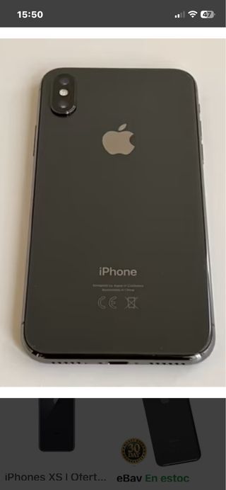 iPhone X 64GB Space Gray con caja