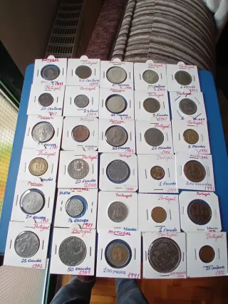 Lote Monedas Portugal Escudos Centavos Pesos