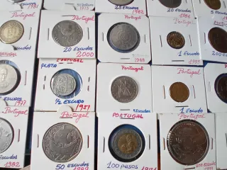 Lote Monedas Portugal Escudos Centavos Pesos
