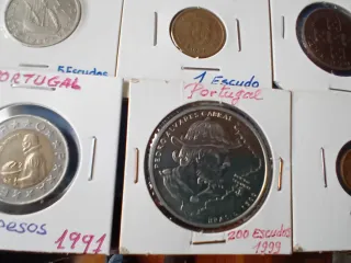 Lote Monedas Portugal Escudos Centavos Pesos