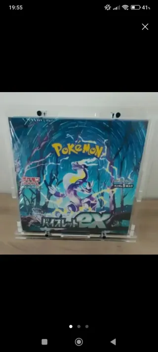 Funda Acrílica Caja Booster Japonés Pokémon