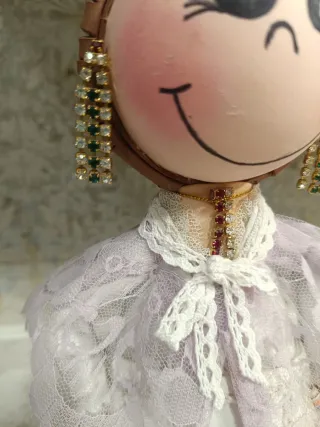 Muñeca fofucha artesanal