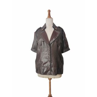 Escada Sport/ Chaqueta manga corta chocolate 44