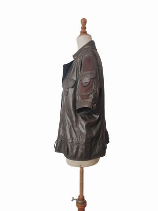 Escada Sport/ Chaqueta manga corta chocolate 44