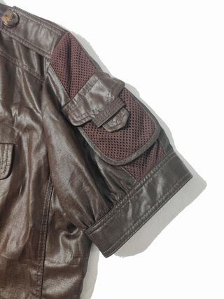 Escada Sport/ Chaqueta manga corta chocolate 44