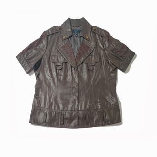 Escada Sport/ Chaqueta manga corta chocolate 44