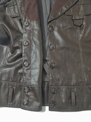 Escada Sport/ Chaqueta manga corta chocolate 44