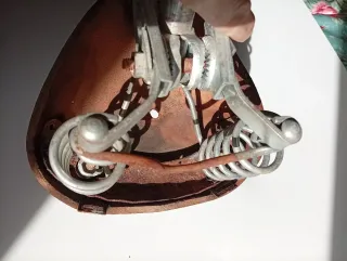 Sillín Cuero G.E.S Eíbar Antiguo Bicicleta