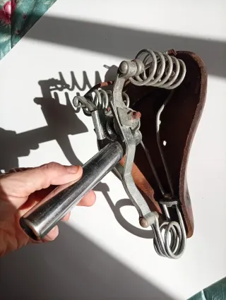 Sillín Cuero G.E.S Eíbar Antiguo Bicicleta